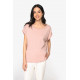 T-shirt donna ecosostenibile con maniche con risvolto NS309 Native Spirit