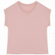 T-shirt donna ecosostenibile con maniche con risvolto NS309 Native Spirit