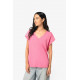 T-shirt loose donna ecosostenibile con scollo a V NS312 Native Spirit