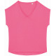 T-shirt loose donna ecosostenibile con scollo a V NS312 Native Spirit