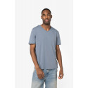 T-shirt slub uomo ecosostenibile con bordi a taglio vivo NS318 Native Spirit