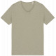 T-shirt slub uomo ecosostenibile con bordi a taglio vivo NS318 Native Spirit