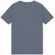 T-shirt slub uomo ecosostenibile con bordi a taglio vivo NS318 Native Spirit