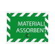 Cartello materiali assorbenti