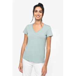 T-shirt donna ecosostenibile scollo a V NS334 Native Spirit