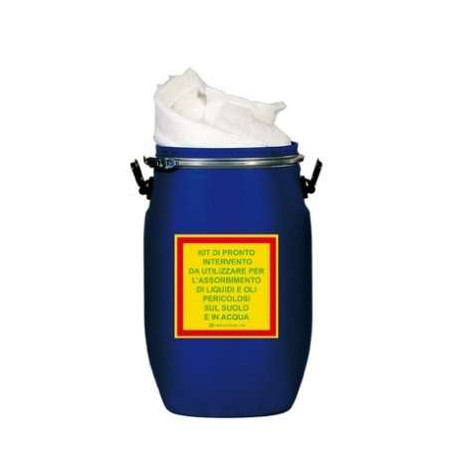 Kit per oli a tenuta stagna assorbenza 69 lt