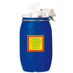 Kit per oli a tenuta stagna assorbenza 213 lt