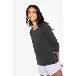 T-shirt raglan donna ecosostenibile maniche lunghe NS339 Native Spirit