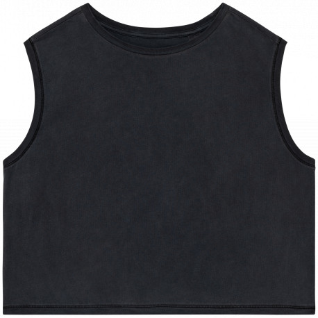 T-shirt crop donna ecosostenibile senza maniche NS342 Native Spirit