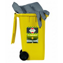 Kit di pronto intervento in contenitore carrellato da 240 lt