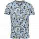 T-shirt uomo ecosostenibile con stampa tropicale NS350 Native Spirit