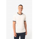 T-shirt ringer uomo ecosostenibile con bordi a contrasto effetto slavato NS360 Native Spirit