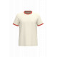 T-shirt ringer uomo ecosostenibile con bordi a contrasto effetto slavato NS360 Native Spirit