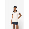T-shirt ringer donna ecosostenibile con bordi a contrasto effetto slavato NS361 Native Spirit