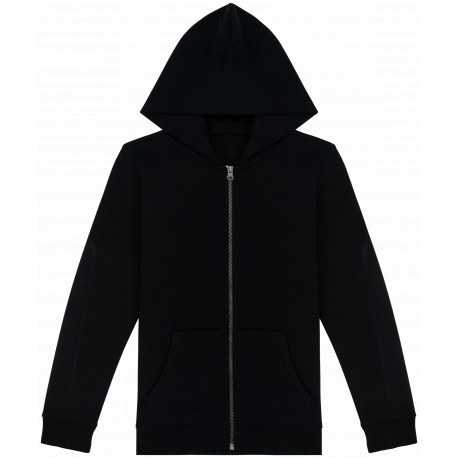 Felpa bambino ecosostenibile con cappuccio full zip NS405 Native Spirit