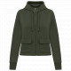 Felpa donna con zip e cappuccio ecosostenibile French Terry NS409 Native Spirit
