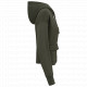 Felpa donna con zip e cappuccio ecosostenibile French Terry NS409 Native Spirit
