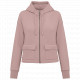 Felpa donna con zip e cappuccio ecosostenibile French Terry NS409 Native Spirit