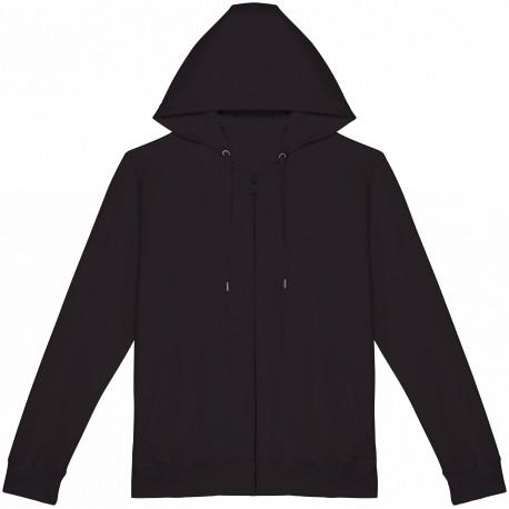 Felpa unisex ecosostenibile con zip e cappuccio French Terry NS417 Native Spirit