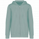 Felpa unisex ecosostenibile con zip e cappuccio French Terry NS417 Native Spirit