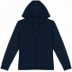 Felpa unisex ecosostenibile con zip e cappuccio French Terry NS417 Native Spirit
