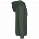 Felpa unisex ecosostenibile con zip e cappuccio French Terry NS417 Native Spirit