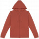Felpa unisex ecosostenibile con zip e cappuccio French Terry NS417 Native Spirit