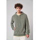 Felpa uomo ecosostenibile con cappuccio e zip in spugna NS419 Native Spirit