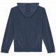 Felpa uomo ecosostenibile con cappuccio e zip in spugna NS419 Native Spirit