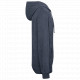Felpa uomo ecosostenibile con cappuccio e zip in spugna NS419 Native Spirit