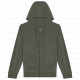 Felpa uomo ecosostenibile con cappuccio e zip in spugna NS419 Native Spirit