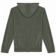 Felpa uomo ecosostenibile con cappuccio e zip in spugna NS419 Native Spirit
