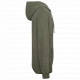 Felpa uomo ecosostenibile con cappuccio e zip in spugna NS419 Native Spirit