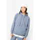 Felpa raglan donna con cappuccio ecosostenibile NS422 Native Spirit