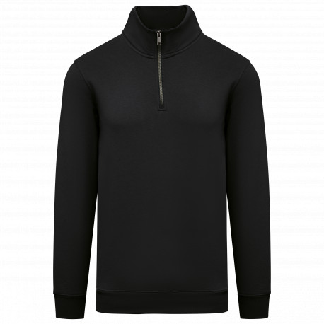 Felpa uomo ecosostenibile a collo alto con zip NS428 Native Spirit