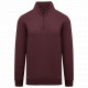 Felpa uomo ecosostenibile a collo alto con zip NS428 Native Spirit