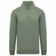 Felpa uomo ecosostenibile a collo alto con zip NS428 Native Spirit