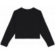 Felpa girocollo donna oversize ecosostenibile taglio crop NS429 Native Spirit