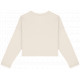 Felpa girocollo donna oversize ecosostenibile taglio crop NS429 Native Spirit
