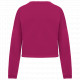 Felpa girocollo donna oversize ecosostenibile taglio crop NS429 Native Spirit