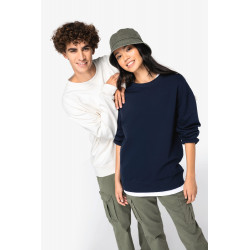 Felpa girocollo unisex ecosostenibile con spalle cascanti French Terry NS430 Native Spirit