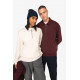 Felpa unisex ecosostenibile 1/4 zip con collo a polo e spalle spioventi NS432 Native Spirit