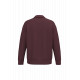 Felpa unisex ecosostenibile 1/4 zip con collo a polo e spalle spioventi NS432 Native Spirit