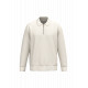 Felpa unisex ecosostenibile 1/4 zip con collo a polo e spalle spioventi NS432 Native Spirit