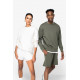 Felpa girocollo unisex ecosostenibile con spalle scese i in felpa garzata NS435 Native Spirit