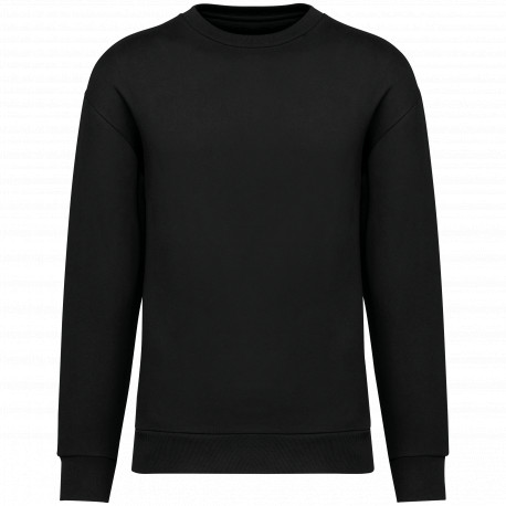 Felpa girocollo unisex ecosostenibile con spalle scese i in felpa garzata NS435 Native Spirit