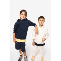 Felpa con cappuccio bambino ecosostenibile oversize NS438 Native Spirit