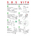 Cartello S.O.S. CUORE per defibrillatore