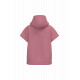 Felpa donna ecosostenibile oversize con cappuccio senza maniche French Terry NS446 Native Spirit