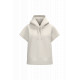 Felpa donna ecosostenibile oversize con cappuccio senza maniche French Terry NS446 Native Spirit
